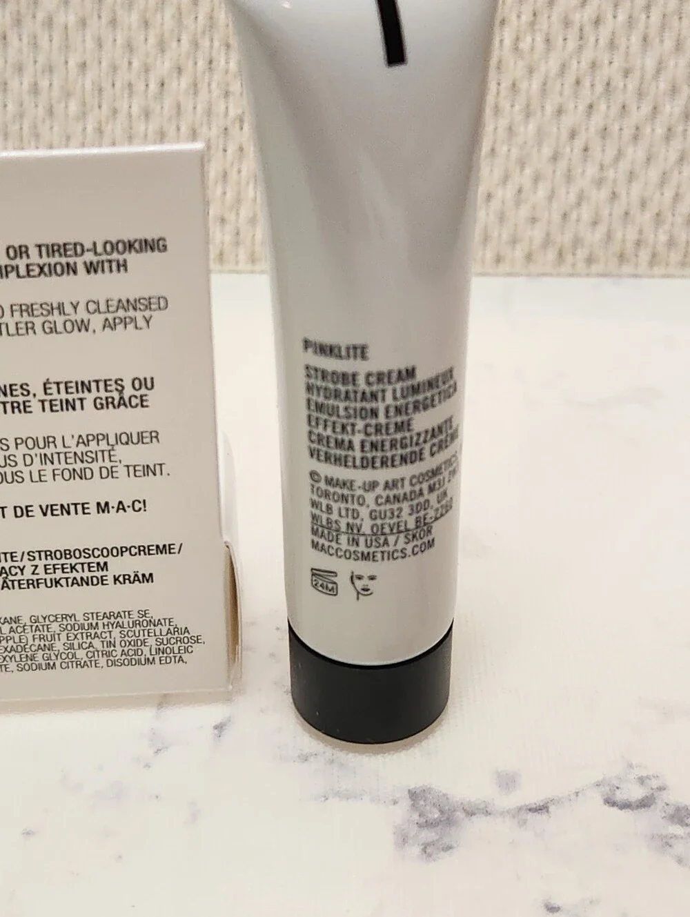 MAC Strobe Cream Pinklite Mini Size .5 oz
